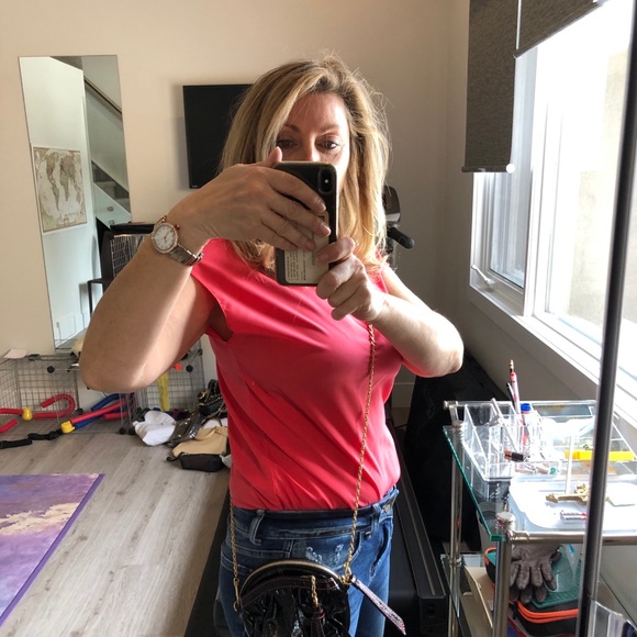 Isabel Fiore leather patent black crossbody - Picture 2 of 4